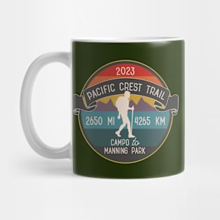 Pacific Crest Trail 2023 Campo California To Manning Park BC Mug